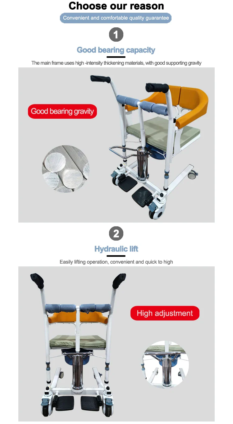 Height Adjustable Wheel Chair - Image 10