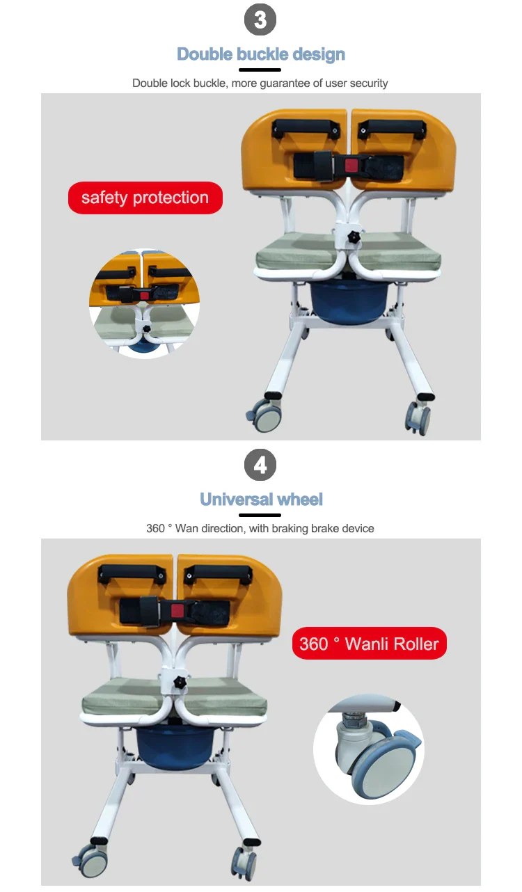 Height Adjustable Wheel Chair - Image 11