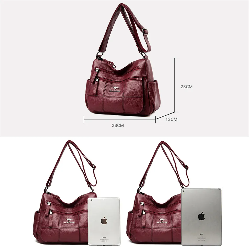 Heritage Elegance: Premier Leather Luxe Crossbody - Image 3