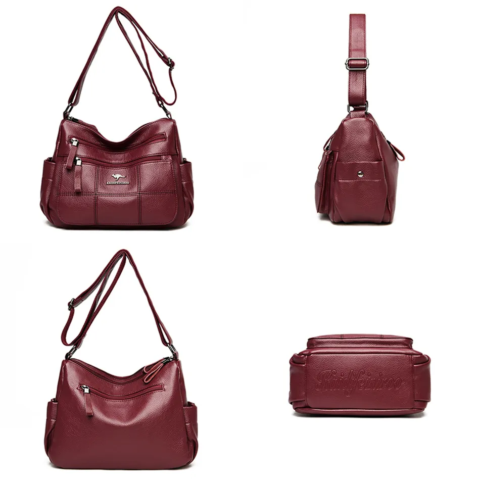 Heritage Elegance: Premier Leather Luxe Crossbody - Image 4