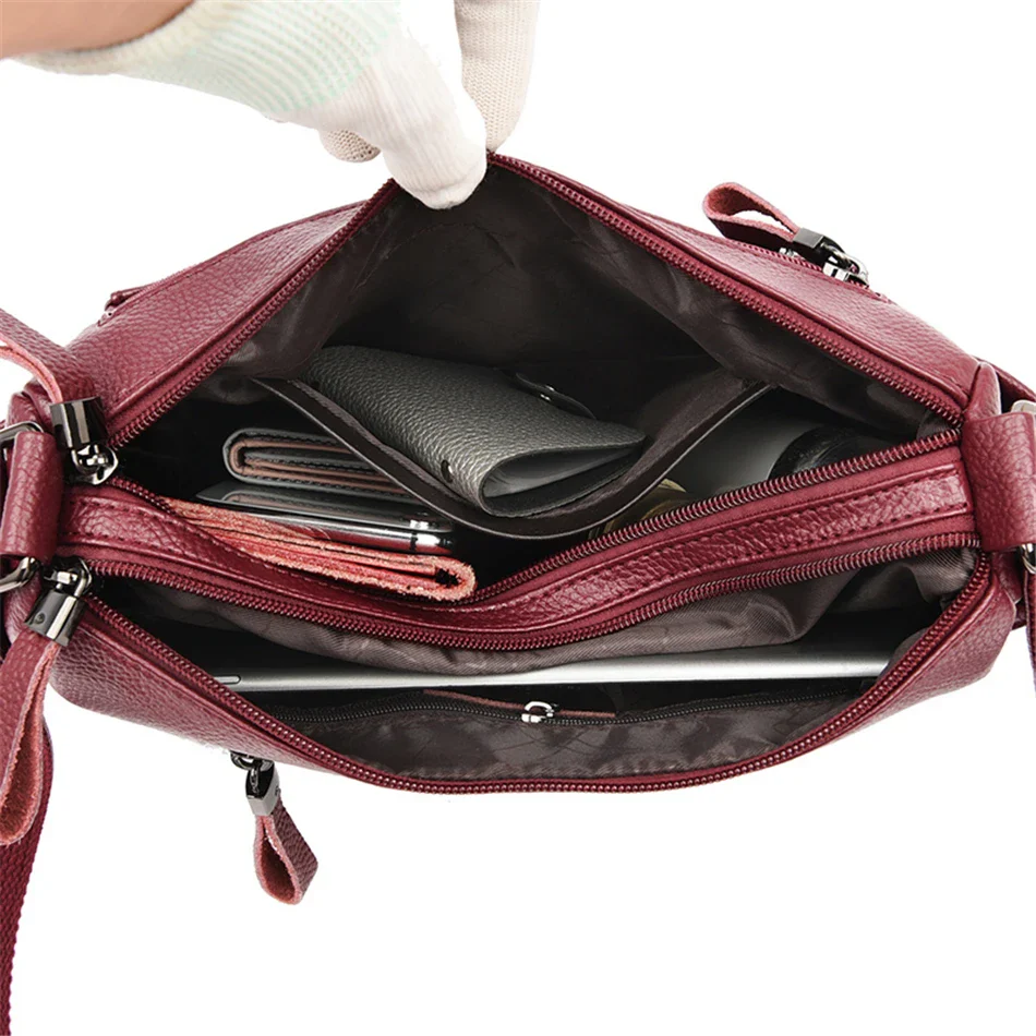 Heritage Elegance: Premier Leather Luxe Crossbody - Image 5