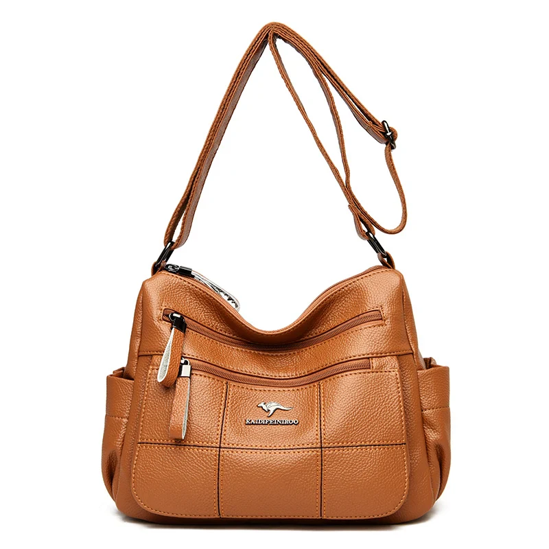Heritage Elegance: Premier Leather Luxe Crossbody - Image 8