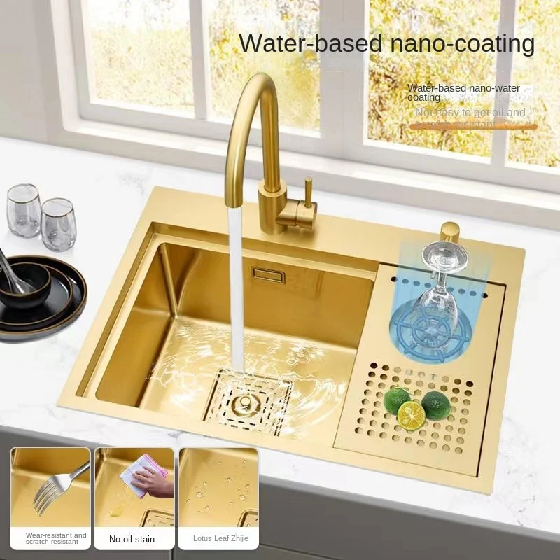 Hidden Gold Kitchen Sink - Image 12