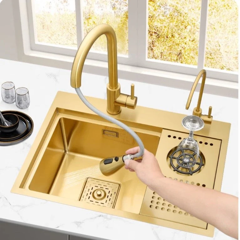 Hidden Gold Kitchen Sink - Image 16