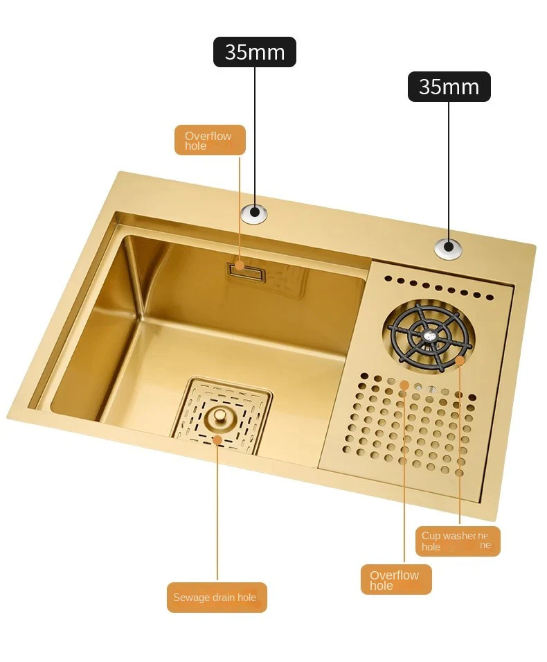 Hidden Gold Kitchen Sink - Image 21