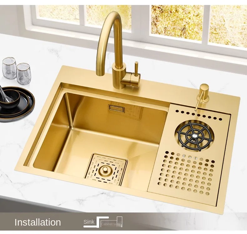 Hidden Gold Kitchen Sink - Image 23