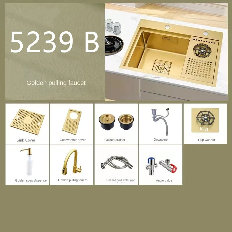 Hidden Gold Kitchen Sink - Image 7