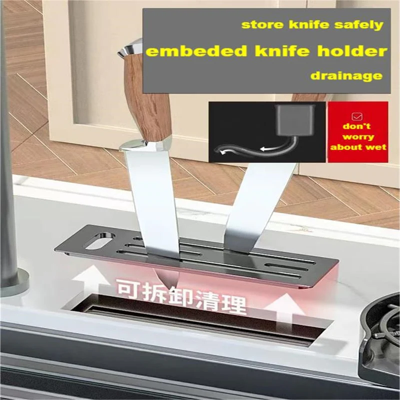 Hidden Stainless Steel Flying Waterfall Sink - Image 15
