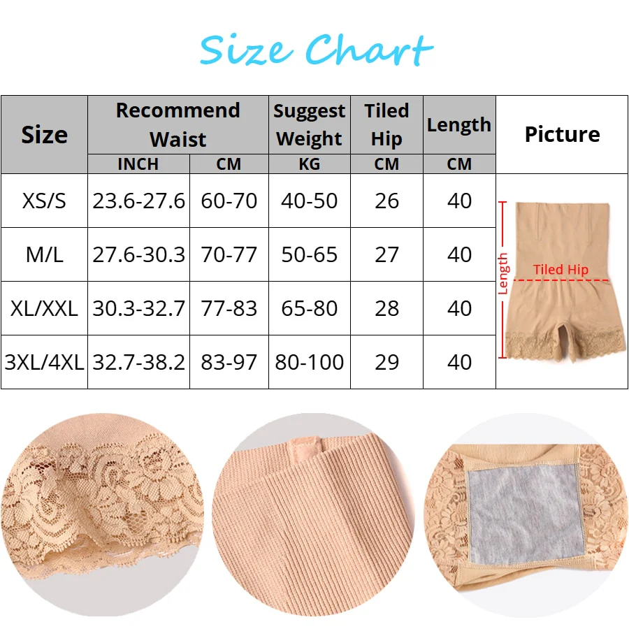 High Waist Seamless Lace Shapewear - Image 9