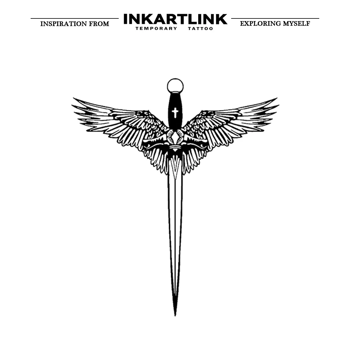 Holy Sword Temporary Tattoo Sticker - Image 3