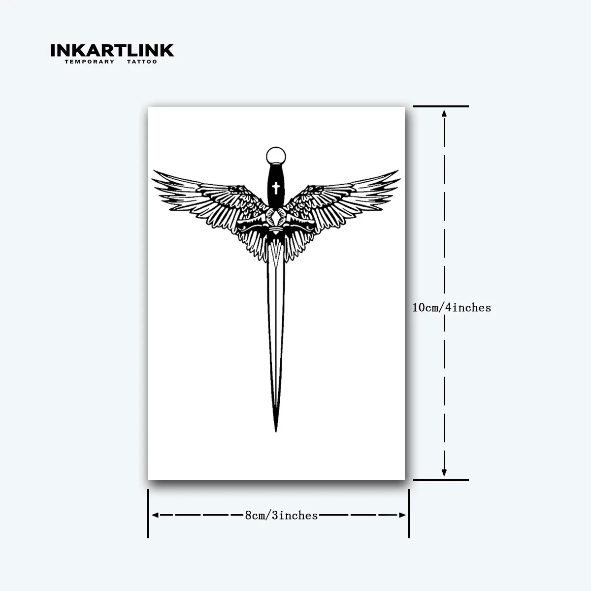 Holy Sword Temporary Tattoo Sticker - Image 4