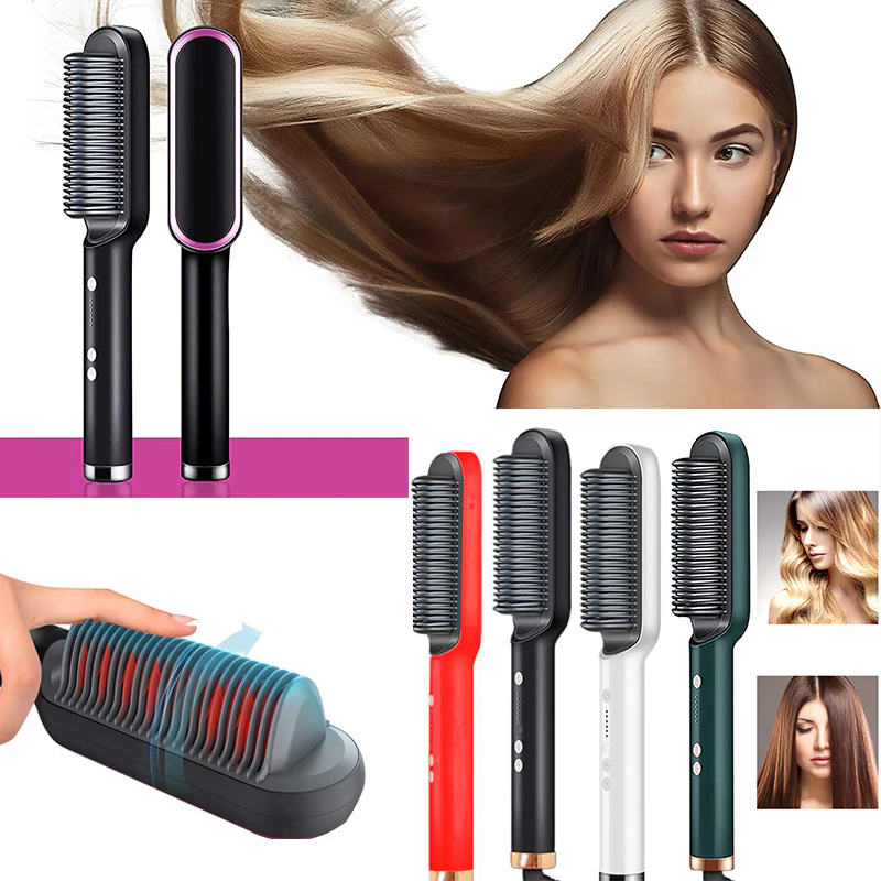 Hot Air Straightening Hair Comb - Image 11