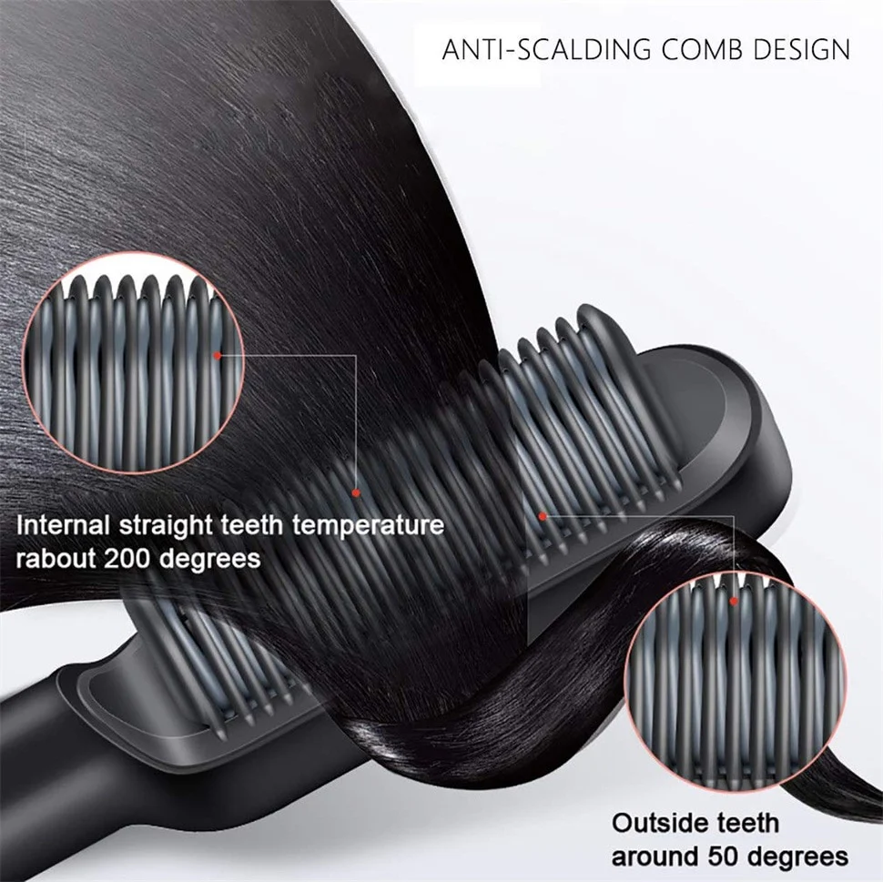 Hot Air Straightening Hair Comb - Image 6
