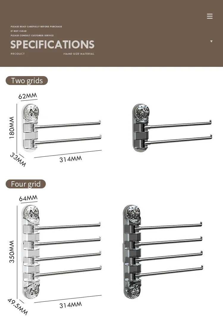 HydroHold Towel Bar - Image 22