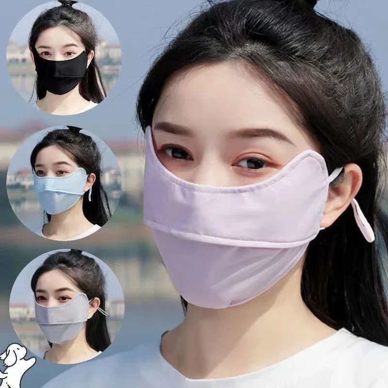 Ice Silk Sunscreen Mask - Image 3