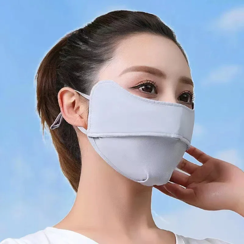 Ice Silk Sunscreen Mask - Image 6
