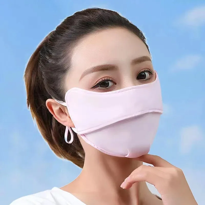 Ice Silk Sunscreen Mask - Image 7