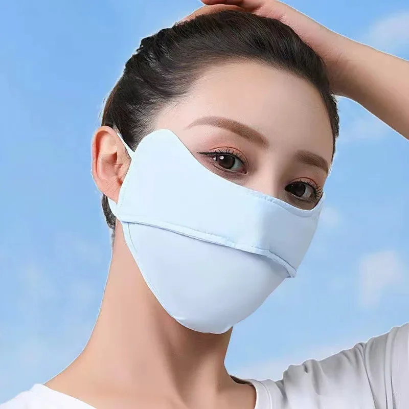 Ice Silk Sunscreen Mask - Image 8