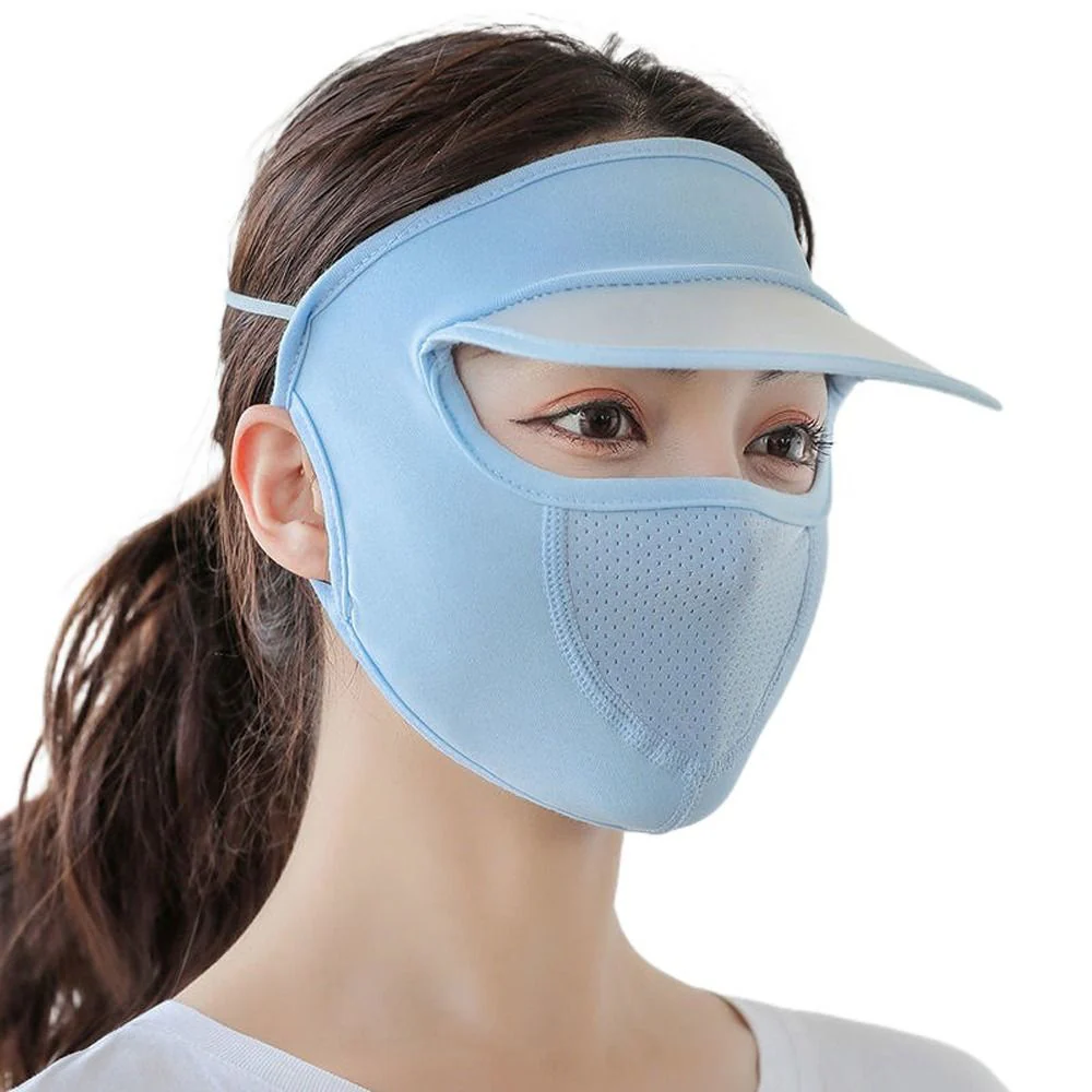 Ice Silk UV Protection Face Cap - Image 2