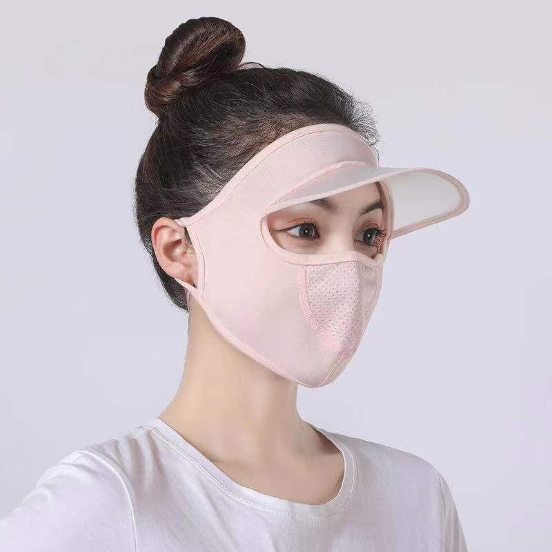 Ice Silk UV Protection Face Cap - Image 3