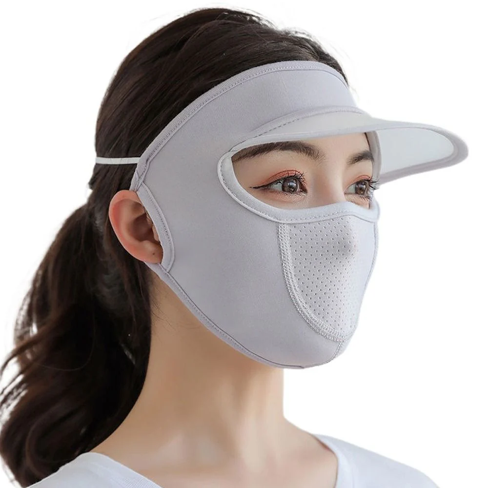 Ice Silk UV Protection Face Cap - Image 5