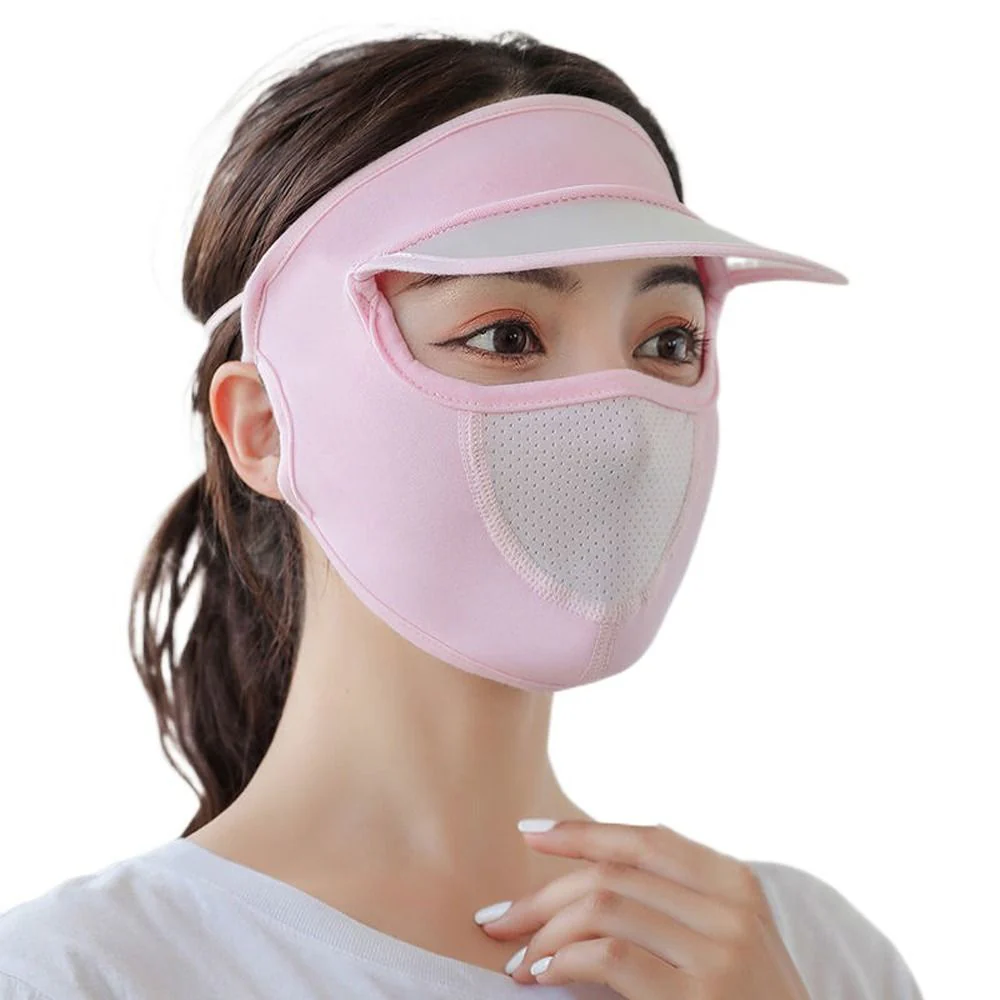 Ice Silk UV Protection Face Cap - Image 6
