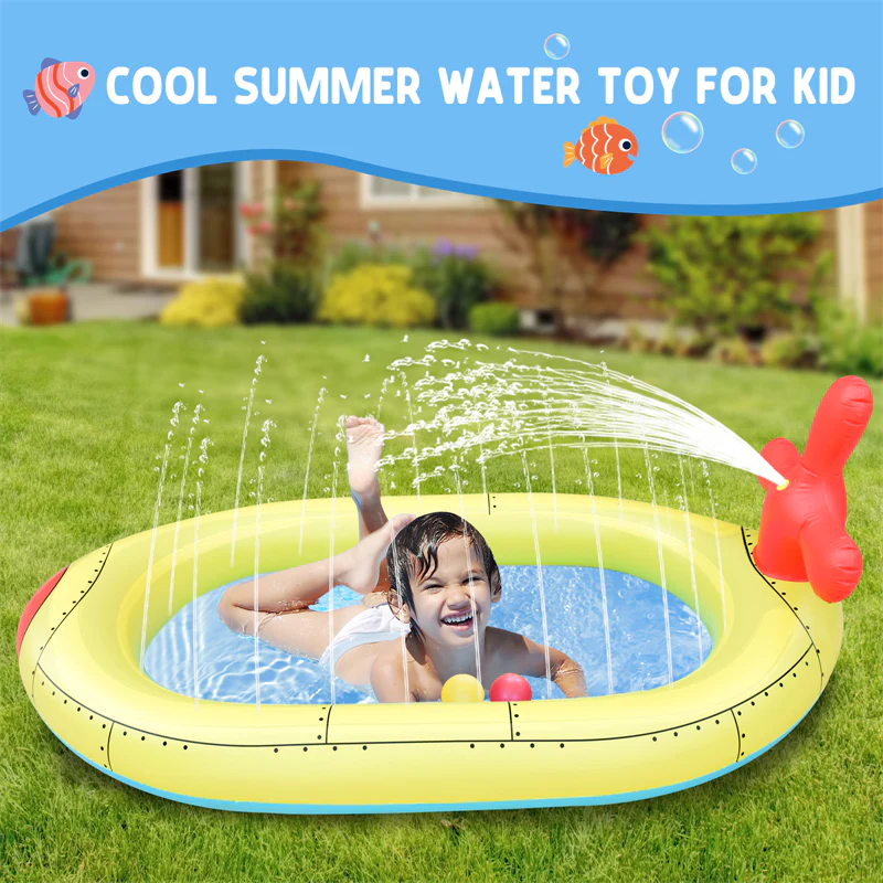 Inflatable Kiddie Sprinkler Swimming Pool - Image 10