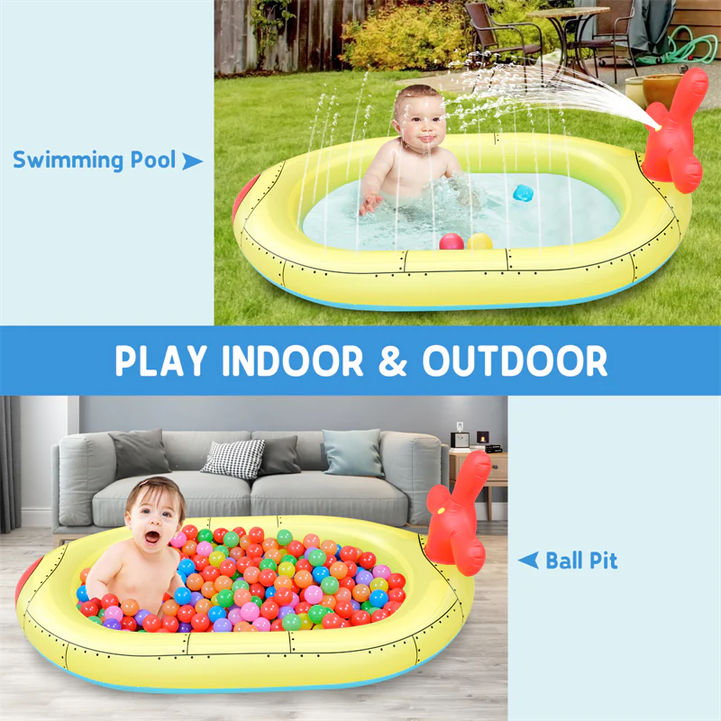 Inflatable Kiddie Sprinkler Swimming Pool - Image 13