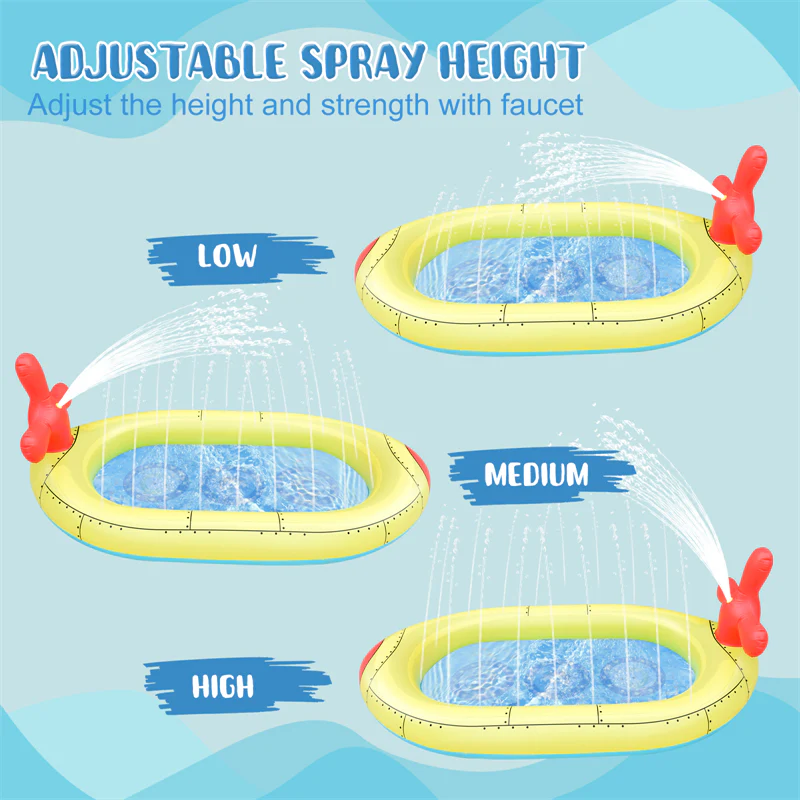 Inflatable Kiddie Sprinkler Swimming Pool - Image 14