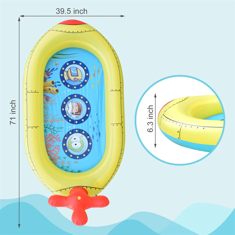 Inflatable Kiddie Sprinkler Swimming Pool - Image 15