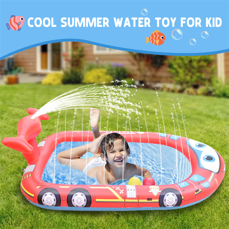 Inflatable Kiddie Sprinkler Swimming Pool - Image 17