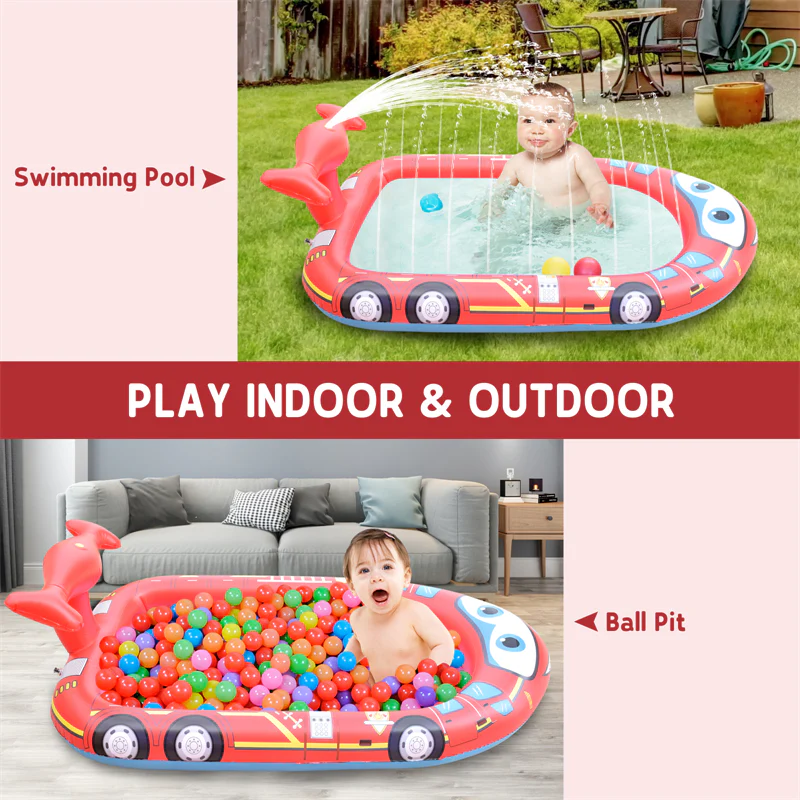 Inflatable Kiddie Sprinkler Swimming Pool - Image 21