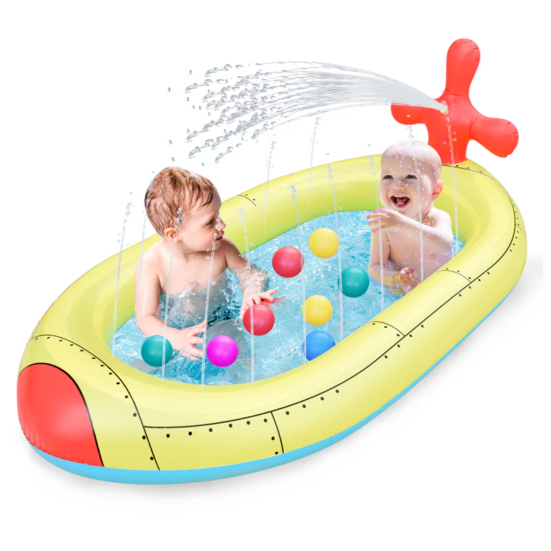 Inflatable Kiddie Sprinkler Swimming Pool - Image 9