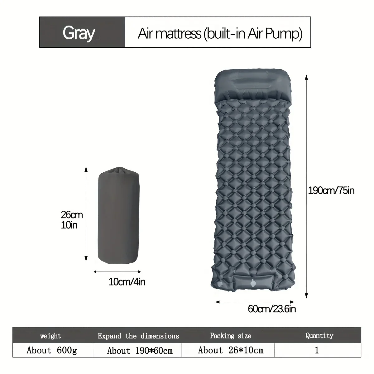 Inflatable Outdoor Camping Mattress - Image 4