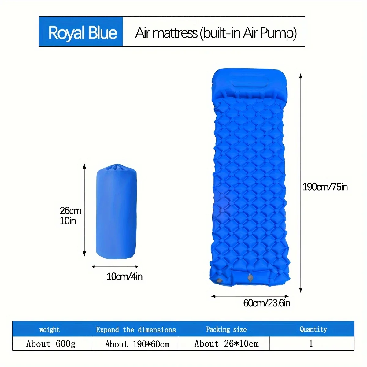 Inflatable Outdoor Camping Mattress - Image 5