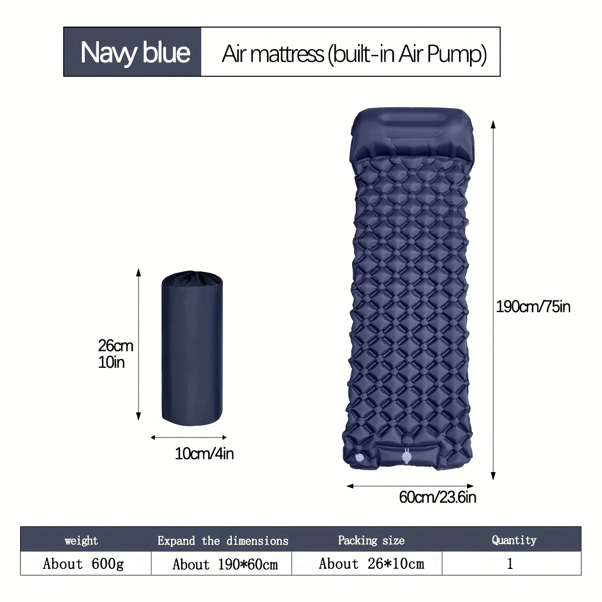 Inflatable Outdoor Camping Mattress - Image 7