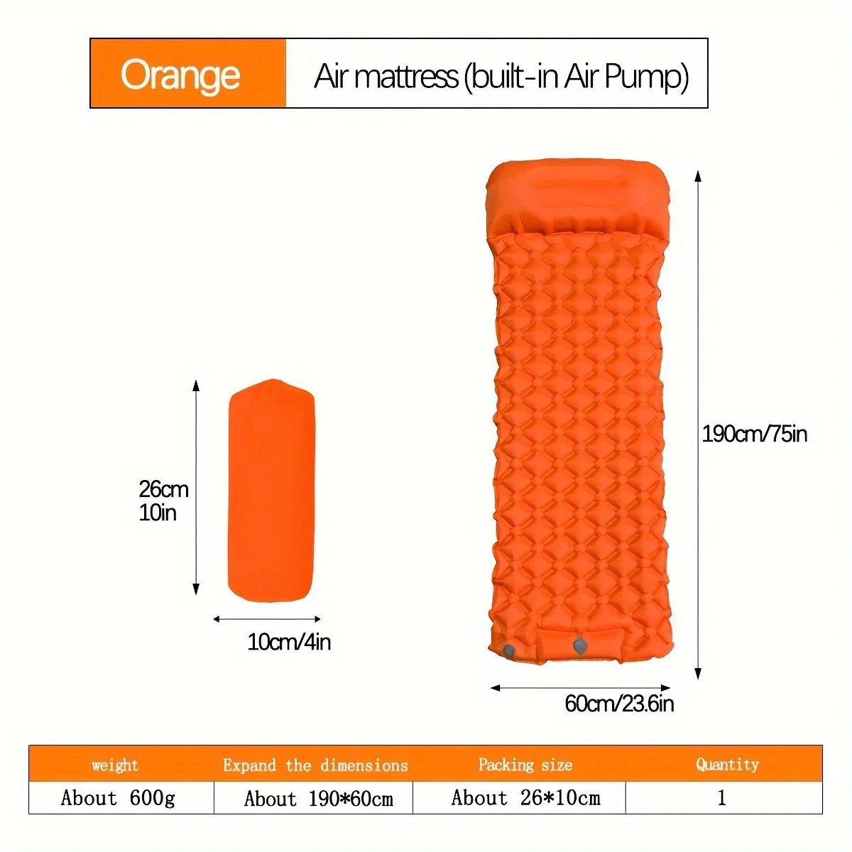Inflatable Outdoor Camping Mattress - Image 8