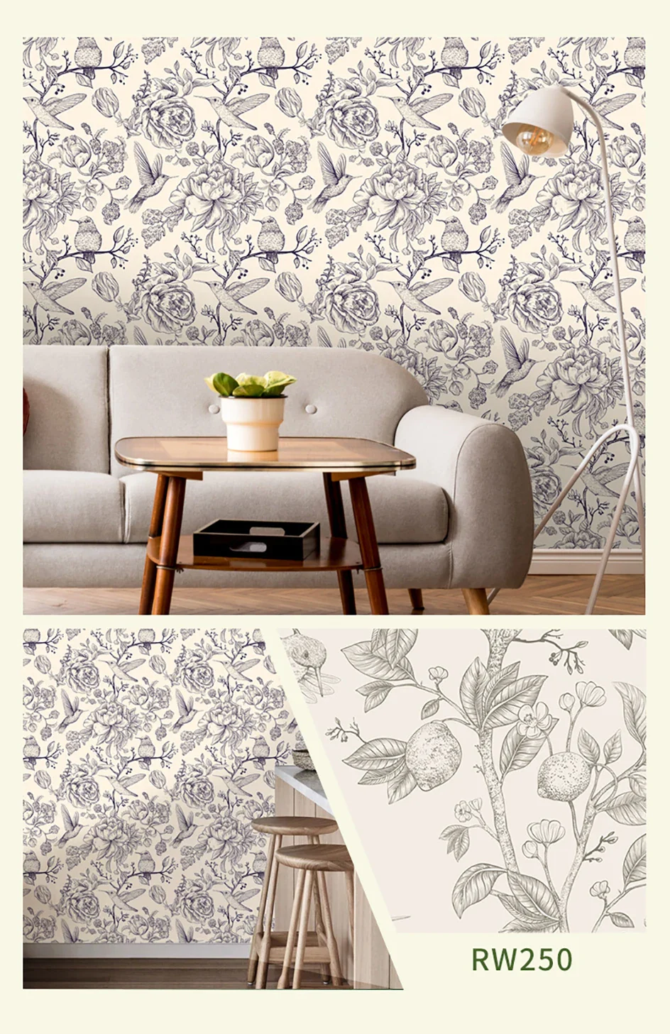 Ink Birds Adhesive Wallpaper - Image 14