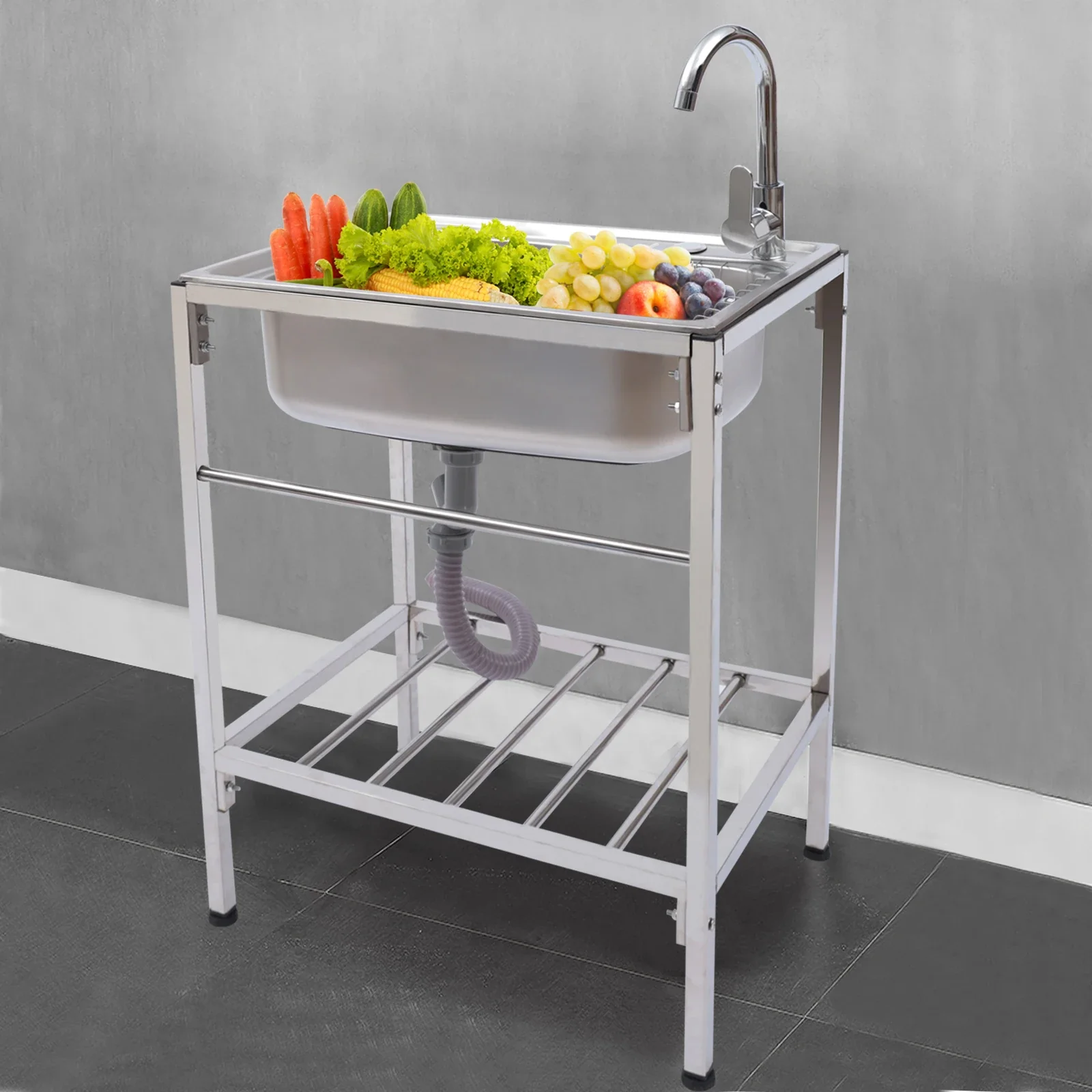 Inox Single Kitchen Sink - Image 26