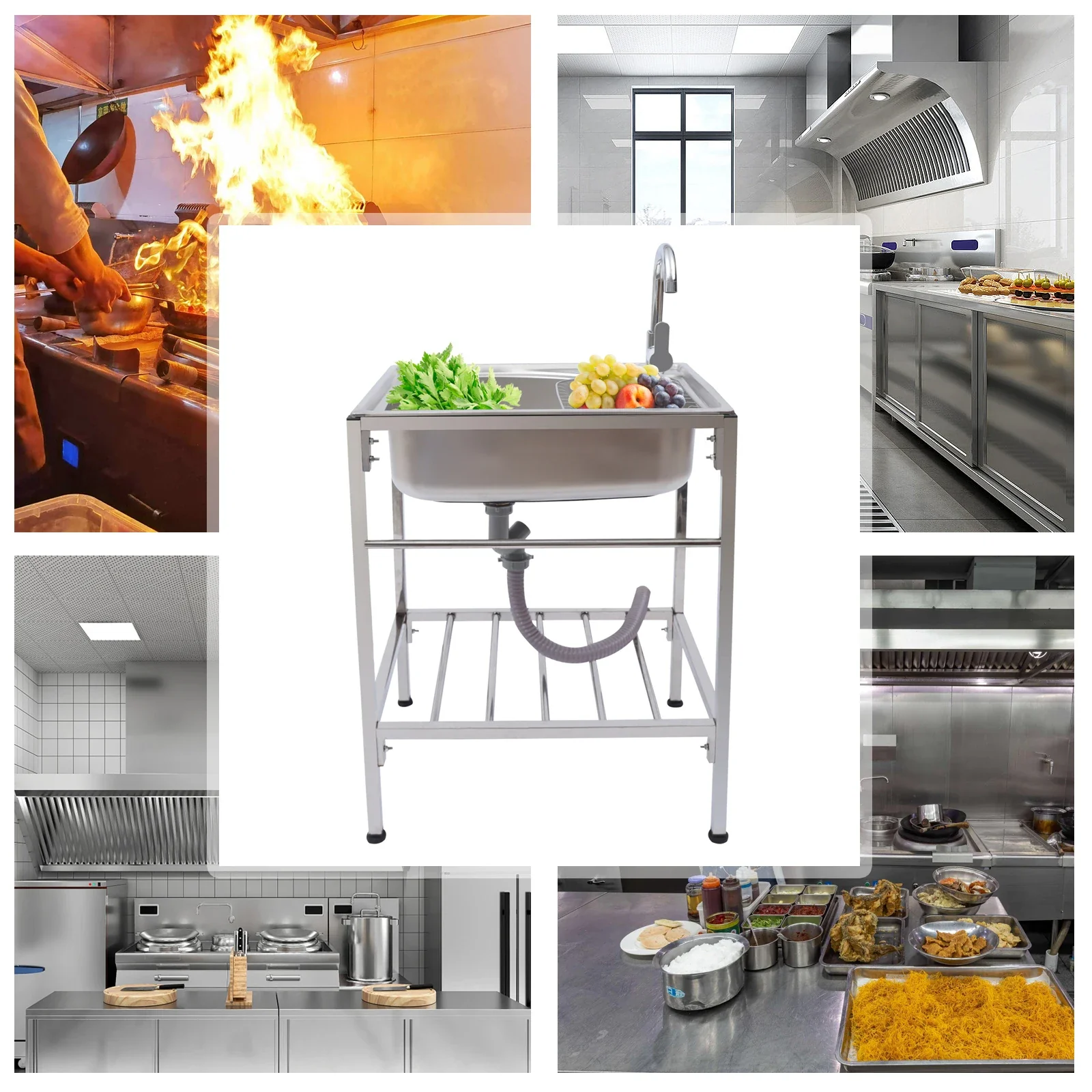 Inox Single Kitchen Sink - Image 29
