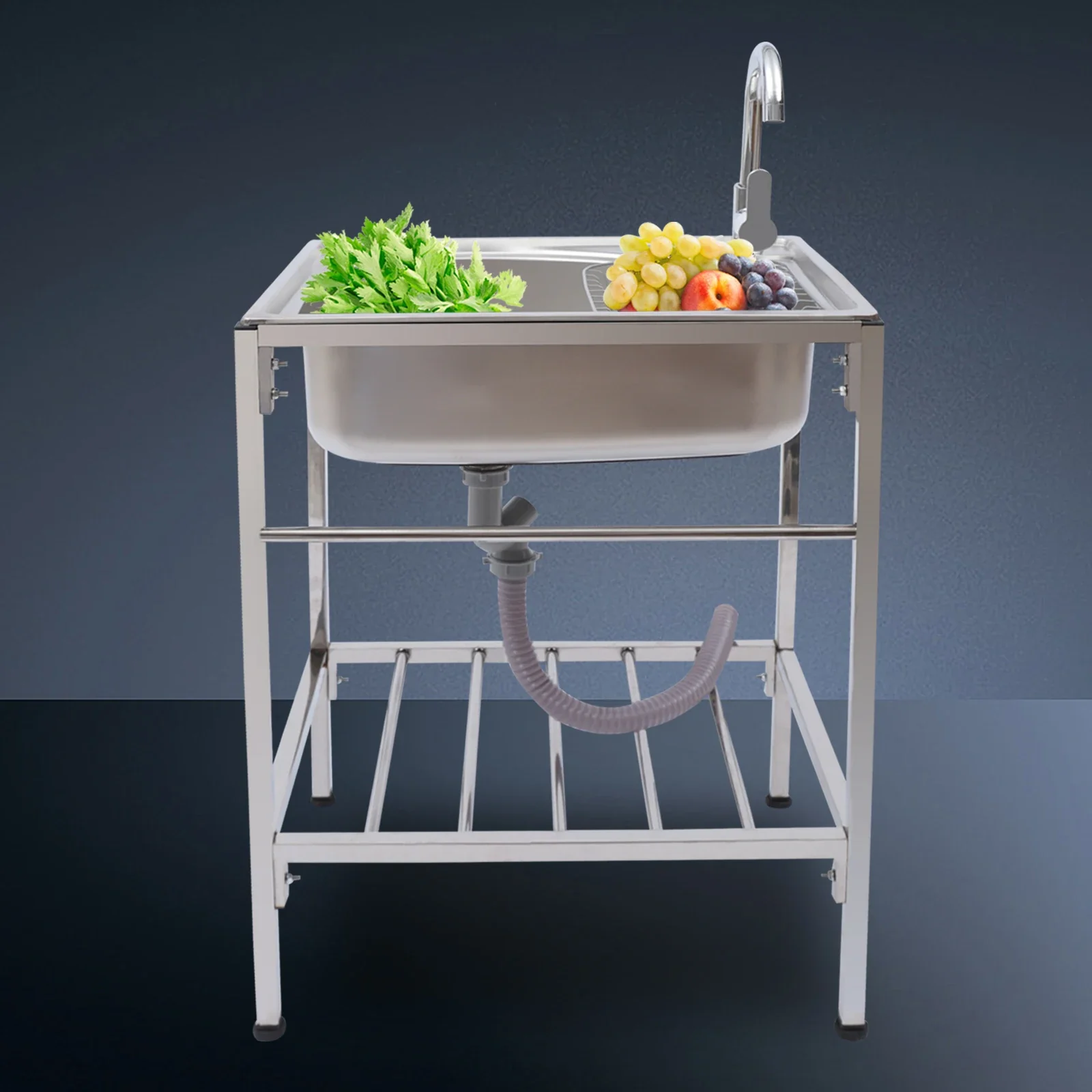 Inox Single Kitchen Sink - Image 3