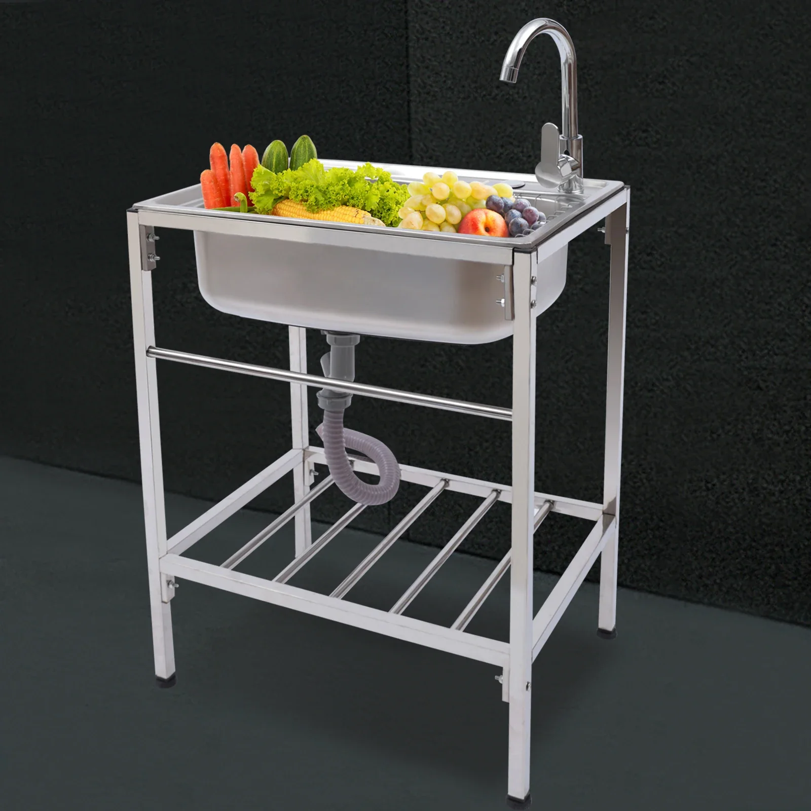 Inox Single Kitchen Sink - Image 30