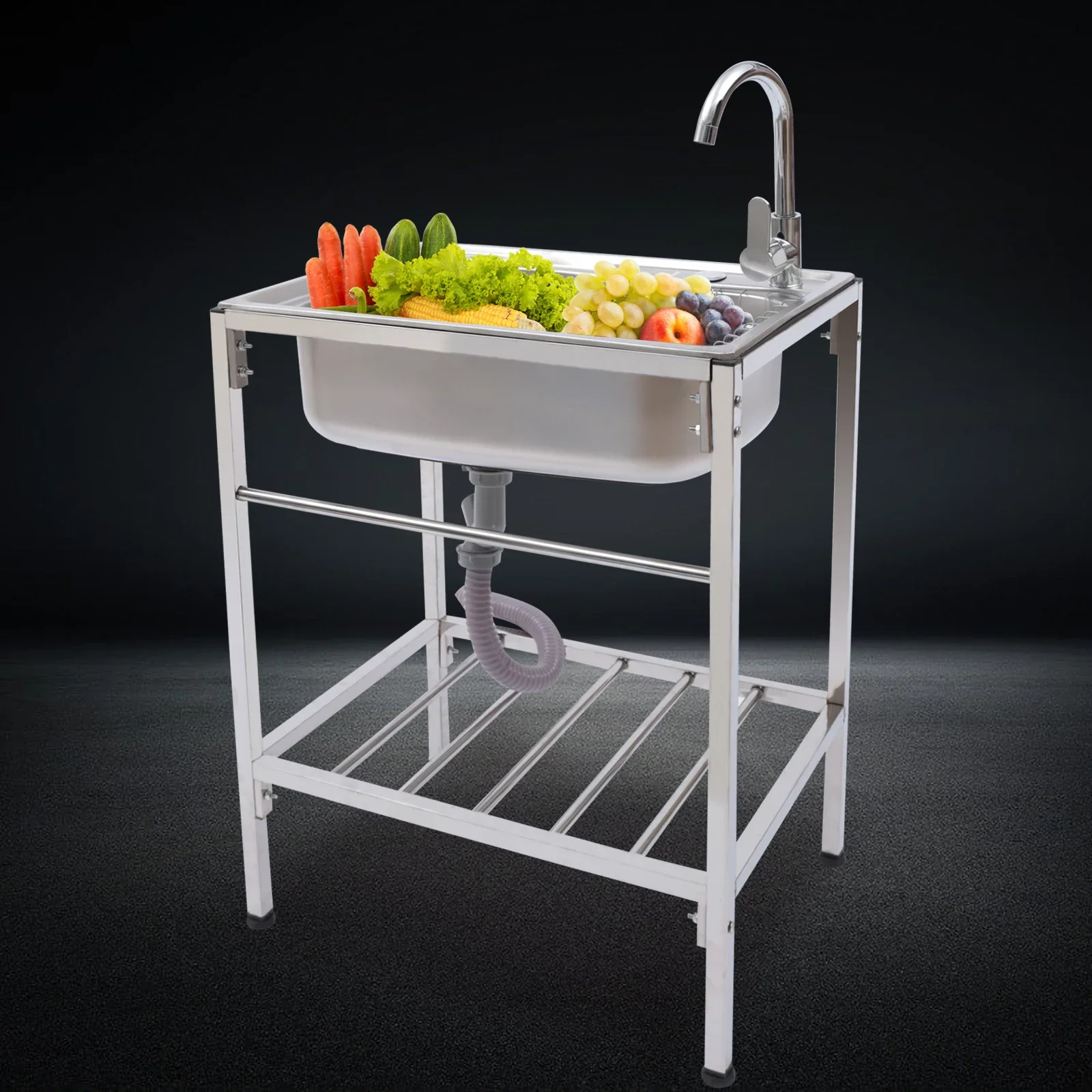 Inox Single Kitchen Sink - Image 31