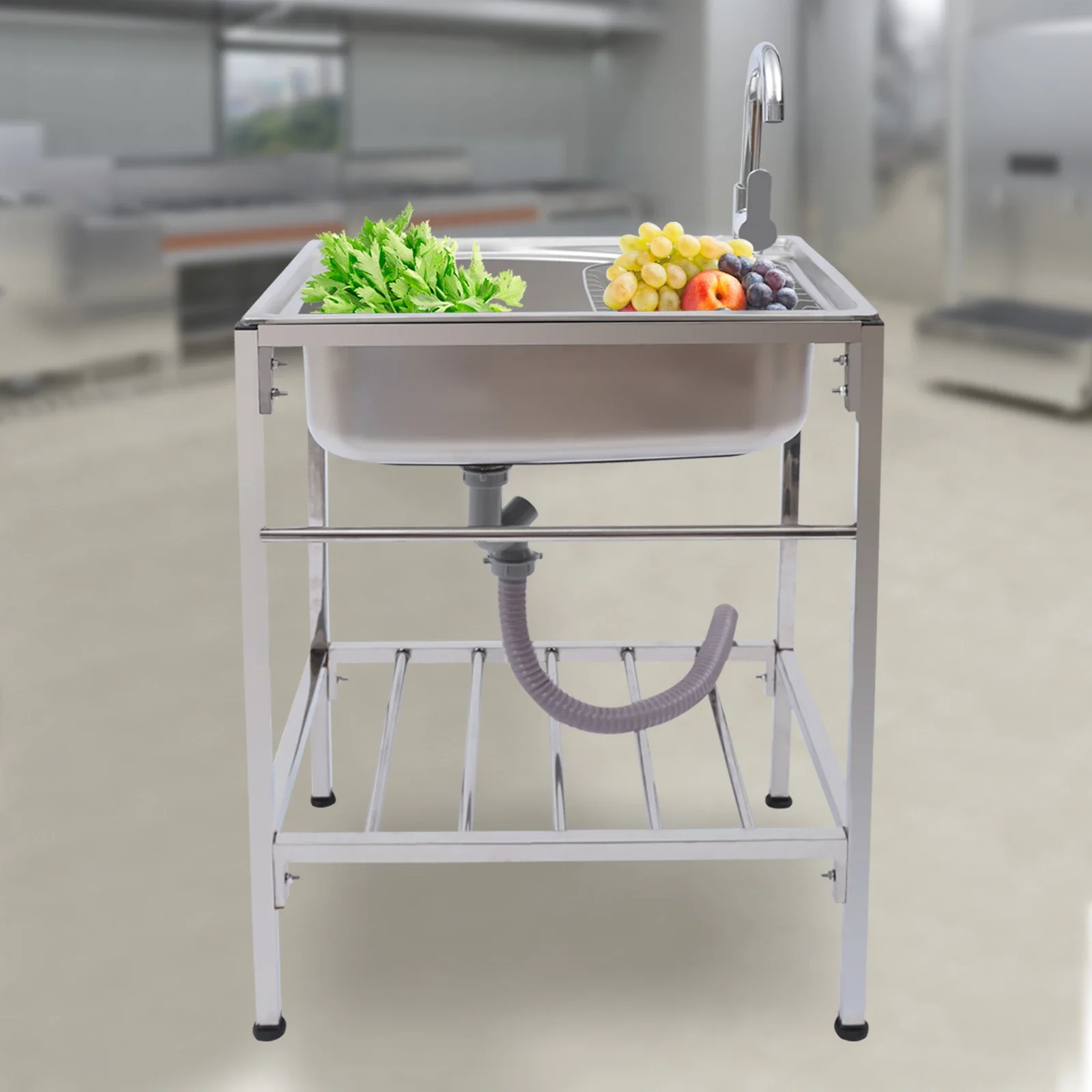 Inox Single Kitchen Sink - Image 4
