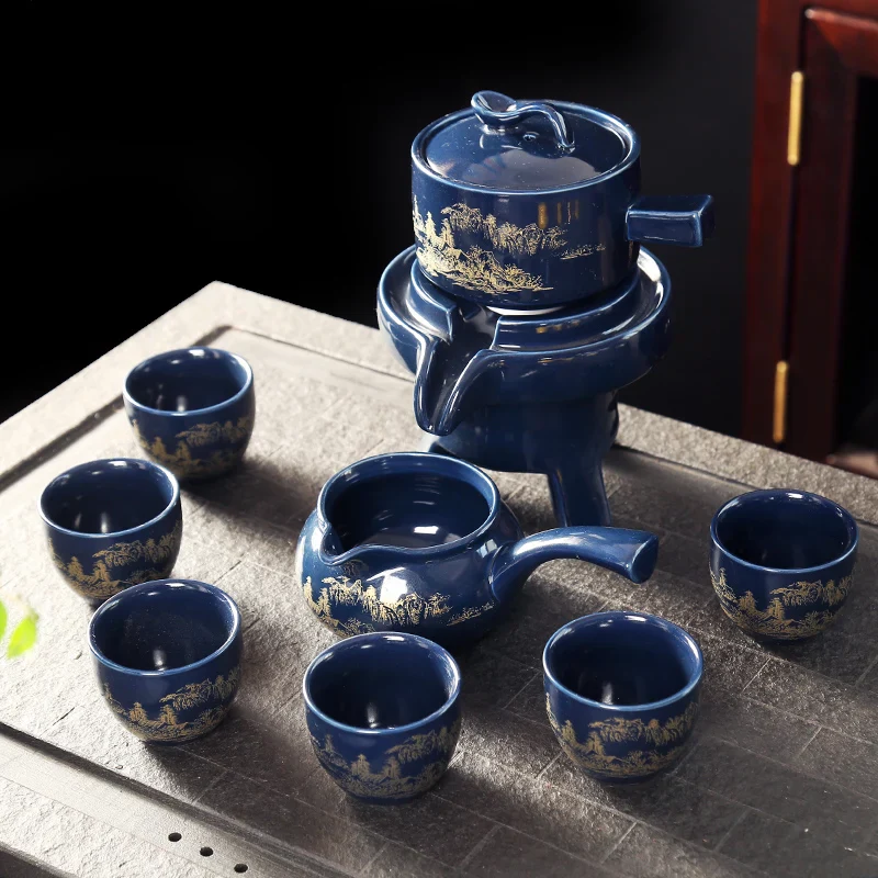 Journey Brew: Chinese Ceramic Travel Tea Set - Image 3