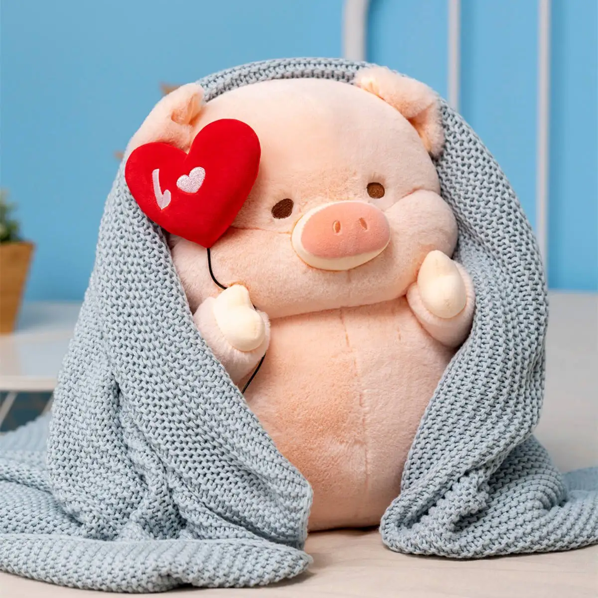 Kawaii Angel Pig Plush Doll - Image 13