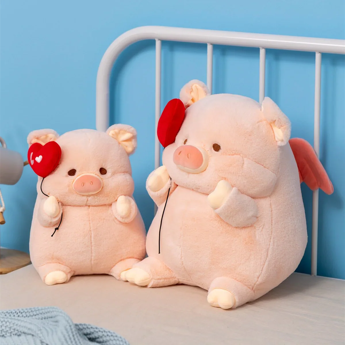 Kawaii Angel Pig Plush Doll - Image 3
