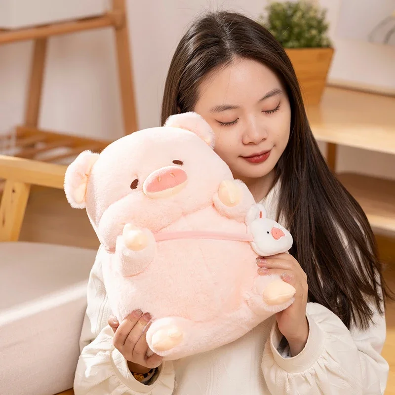 Kawaii Angel Pig Plush Doll - Image 4