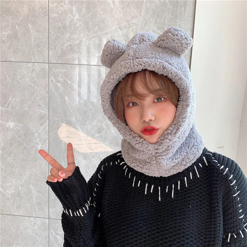 Kawaii Bear Winter Hat - Image 11
