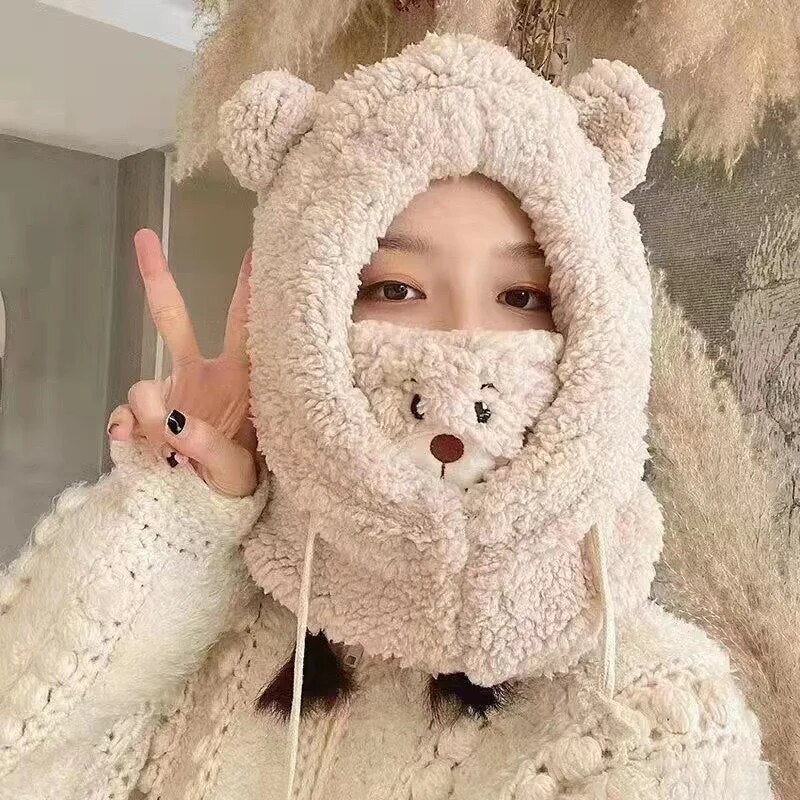 Kawaii Bear Winter Hat - Image 9
